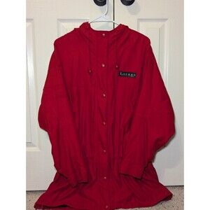Lauren by Ralph Lauren Vintage Sailing Jacket Windbreaker Coat Womens Red, Small